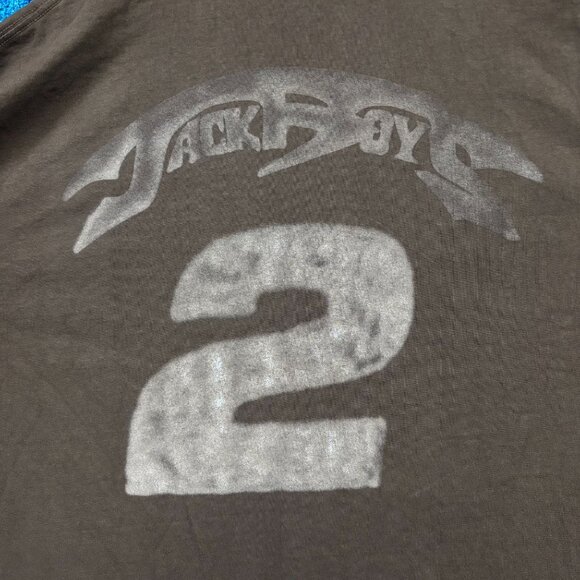 Travis Scott Jack Boys 2 Brown Rap Long Sleeve T-Shirt Size Extra Large - Picture 3 of 4